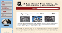 Desktop Screenshot of mleestonefineprints.com